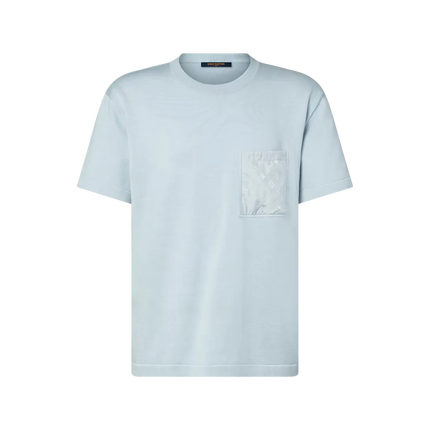 Louis Vuitton T-Shirt With Technical Signature Details "Artic Ice"