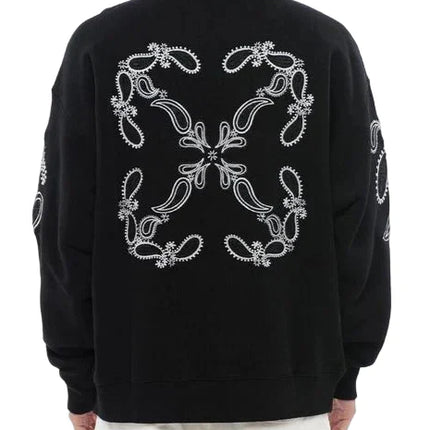 Off-White Bandana Crew Neck Sweatshirt 'Black'