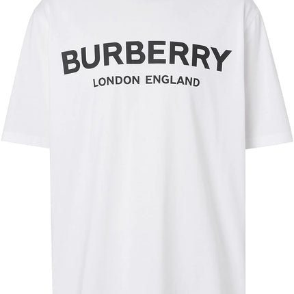 BURBERRY Logo Print Cotton T-shirt