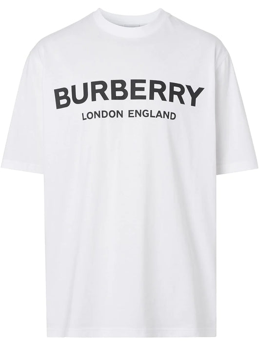 BURBERRY Logo Print Cotton T-shirt