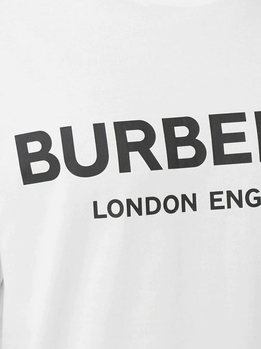 BURBERRY Logo Print Cotton T-shirt