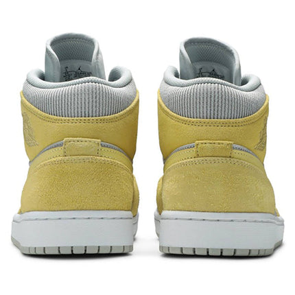 Air Jordan 1 Mid SE "Tan Grey Lemon Wash Yellow"