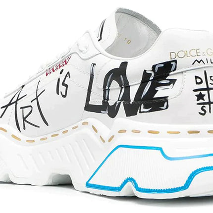 Dolce & Gabbana hand-painted Daymaster sneakers