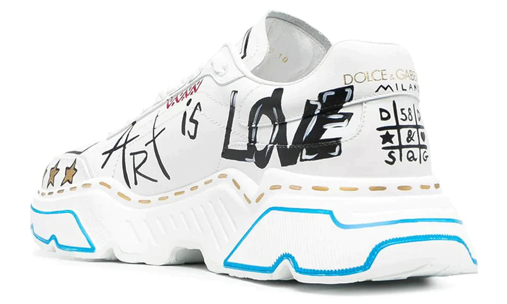 Dolce & Gabbana hand-painted Daymaster sneakers