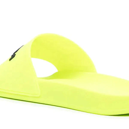 Balenciaga Logo-Print Rubber Slides
