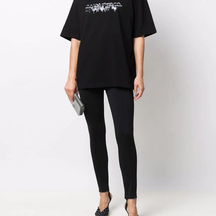 Balenciaga logo printed crew neck T-shirt