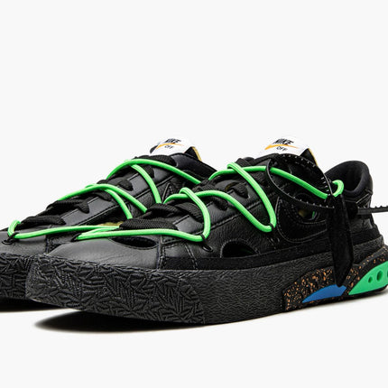 BLAZER LOW "Off-White - Black / Electro Green"