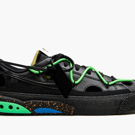 BLAZER LOW "Off-White - Black / Electro Green"