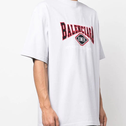Balenciaga logo-embroidered short-sleeved T-shirt