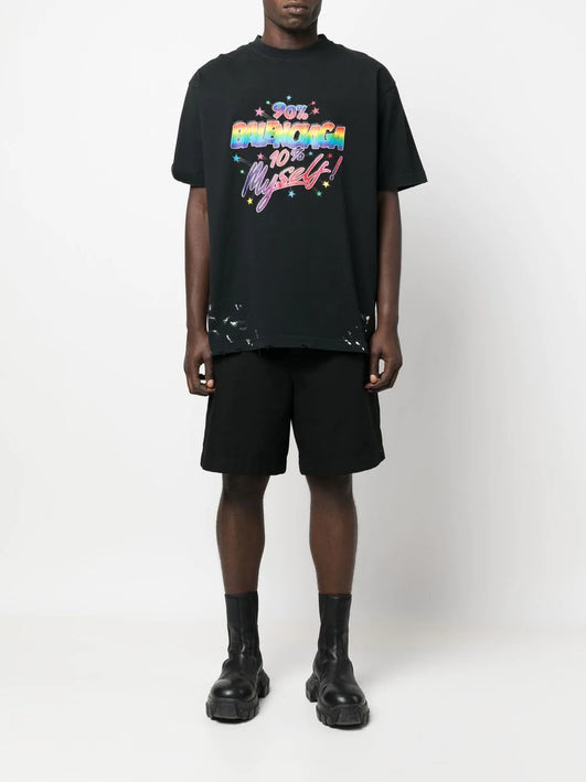 Balenciaga graphic logo-print T-shirt