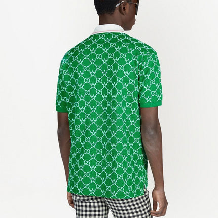Gucci GG-pattern polo top