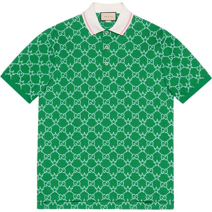 Gucci GG-pattern polo top