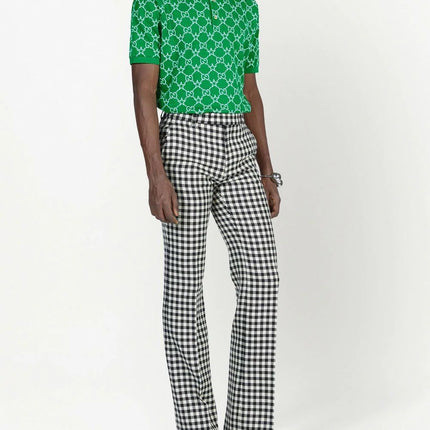 Gucci GG-pattern polo top