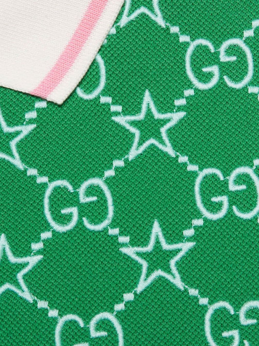 Gucci GG-pattern polo top