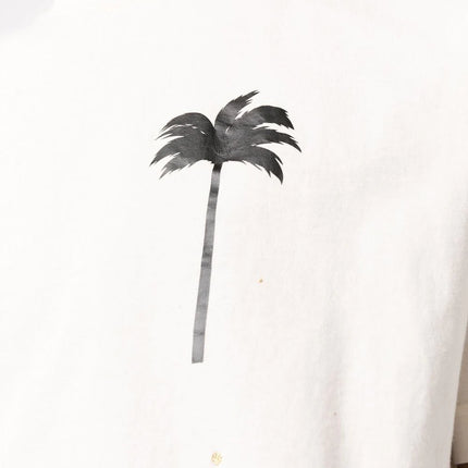 Palm Angels splatter-effect logo-print T-shirt