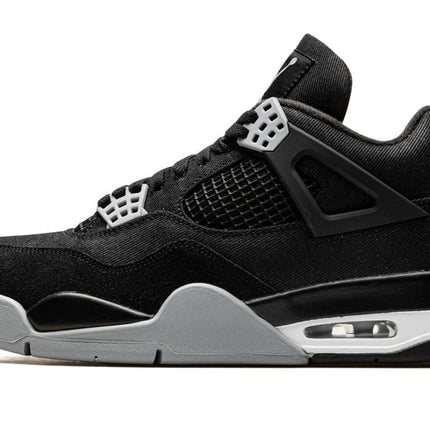 Nike Air Jordan 4 Retro 'Black Canvas'