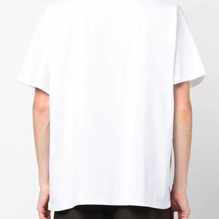 BURBERRY logo-patch round-neck T-shirt