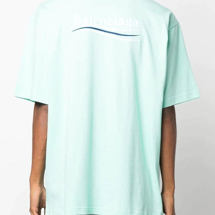 Balenciaga Political Campaign embroidered cotton T-shirt