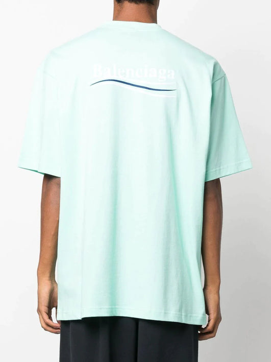 Balenciaga Political Campaign embroidered cotton T-shirt