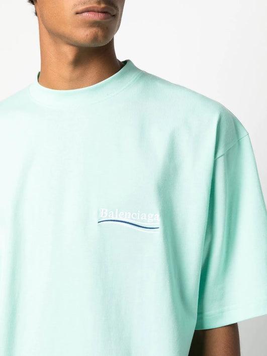 Balenciaga Political Campaign embroidered cotton T-shirt