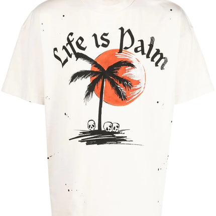 Palm Angels slogan-print crew-neck T-shirt