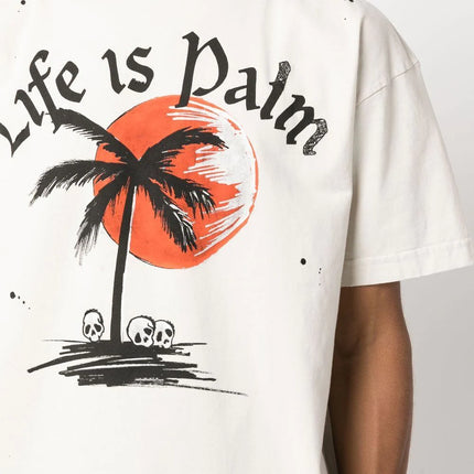 Palm Angels slogan-print crew-neck T-shirt