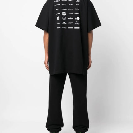 Balenciaga Archives Logos-print cotton T-shirt