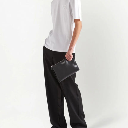 Prada logo-patch short-sleeve T-shirt