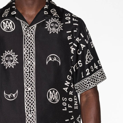 AMIRI  Ouija Board-print bowling shirt
