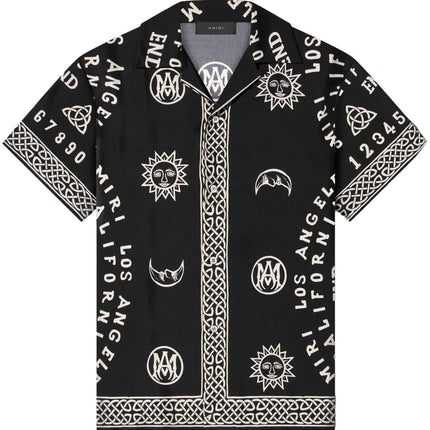 AMIRI  Ouija Board-print bowling shirt