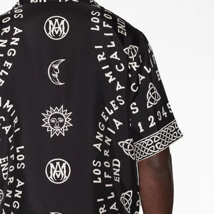 AMIRI Ouija Board-print bowling shirt – kicksfor