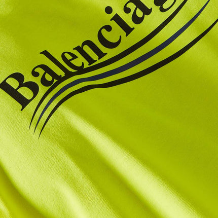 BALENCIAGA Political Campaign Large Fit T-Shirt in Vintage Jersey