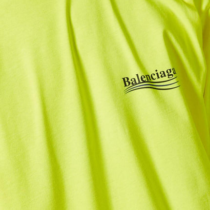 BALENCIAGA Political Campaign Large Fit T-Shirt in Vintage Jersey