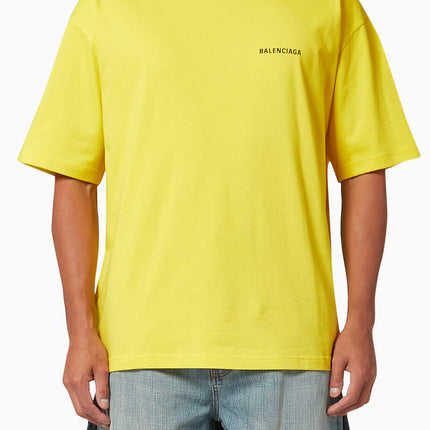 BALENCIAGA Logo Medium Fit T-shirt in Vintage Jersey