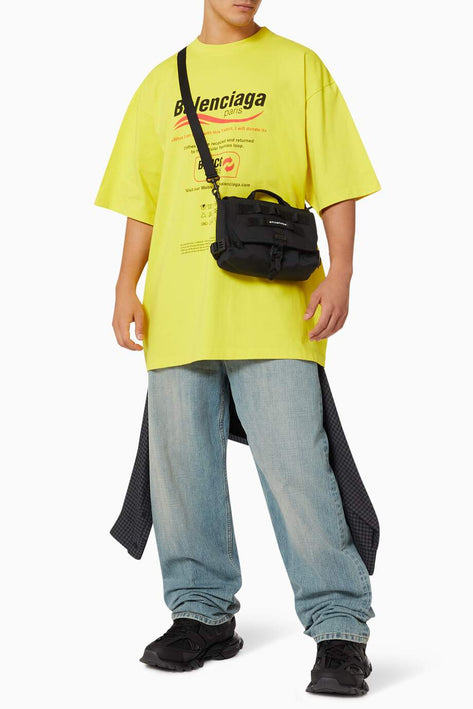 BALENCIAGA Dry Cleaning Large Fit T-shirt in Organic Vintage Jersey