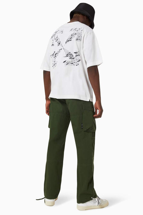OFF-WHITE Paint Splat Arrows Oversized T-shirt in Cotton Jersey