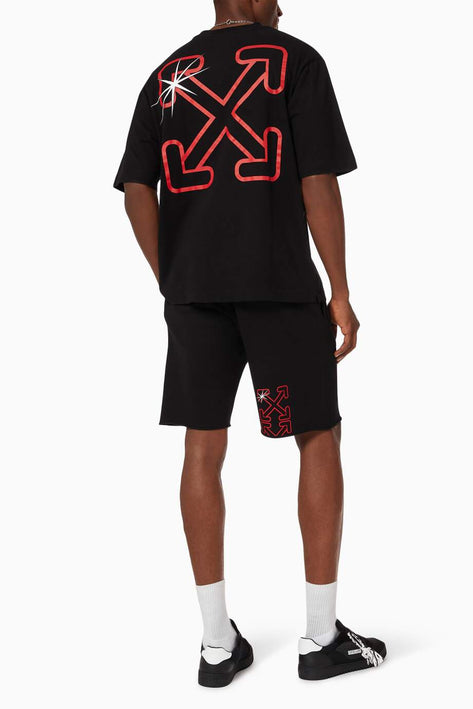 OFF-WHITE Starred Arrows T-shirt in Cotton Jersey
