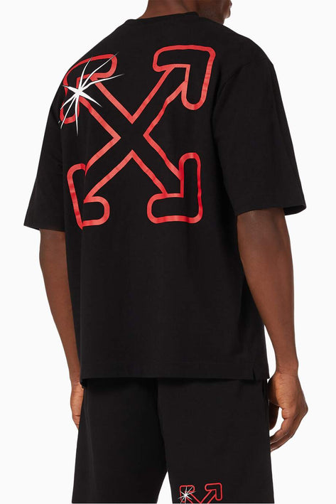 OFF-WHITE Starred Arrows T-shirt in Cotton Jersey