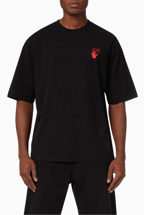 OFF-WHITE Starred Arrows T-shirt in Cotton Jersey