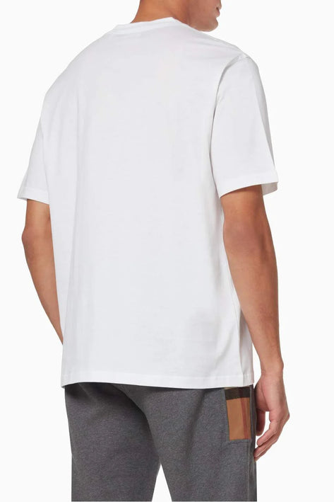 BURBERRY Logo Print T-shirt in Organic Cotton Jersey