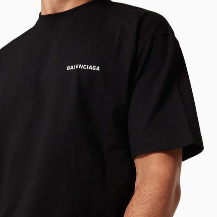 BALENCIAGANEW Logo Medium Fit T-shirt in Cotton Jersey