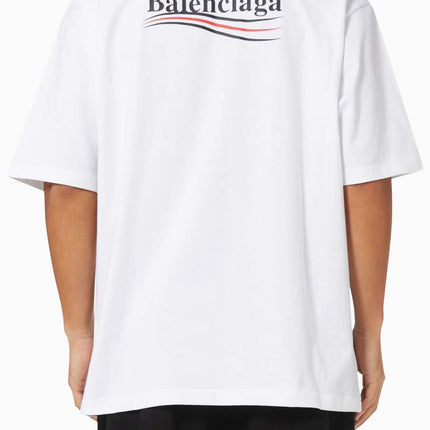 BALENCIAGA Political Campaign T-shirt in Vintage Jersey