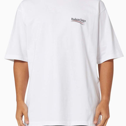 BALENCIAGA Political Campaign T-shirt in Vintage Jersey