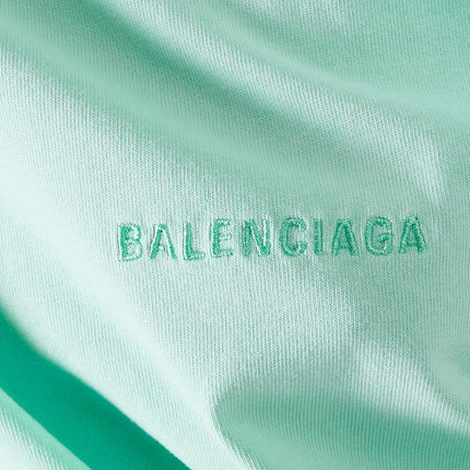 BALENCIAGA Logo Medium Fit T-shirt in Organic Vintage Jersey