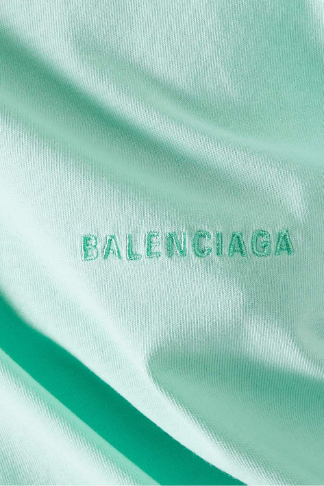 BALENCIAGA Logo Medium Fit T-shirt in Organic Vintage Jersey