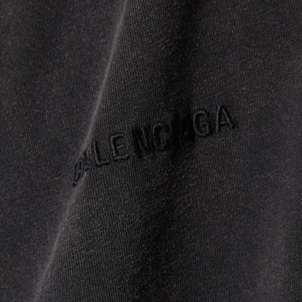 BALENCIAGANEW SEASON Logo Medium Fit T-shirt in Vintage Cotton Jersey