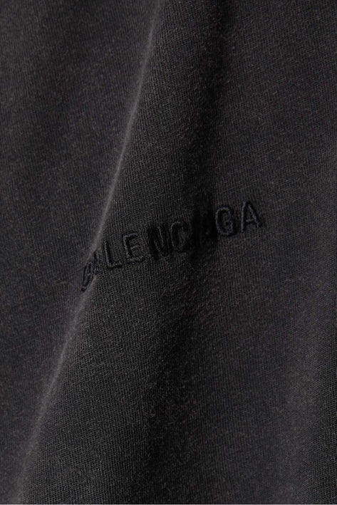 BALENCIAGANEW SEASON Logo Medium Fit T-shirt in Vintage Cotton Jersey