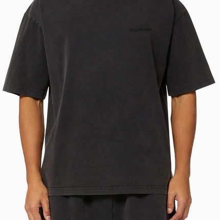 BALENCIAGANEW SEASON Logo Medium Fit T-shirt in Vintage Cotton Jersey
