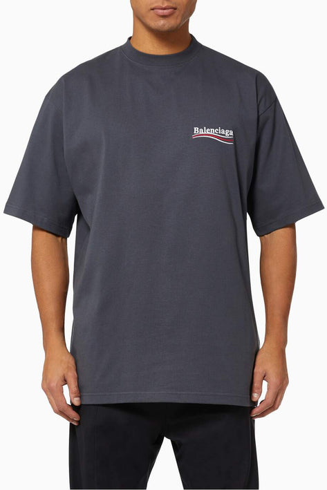 BALENCIAGA Political Campaign T-shirt in Cotton