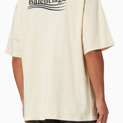 BALENCIAGA Political Campaign T-shirt in Vintage Jersey